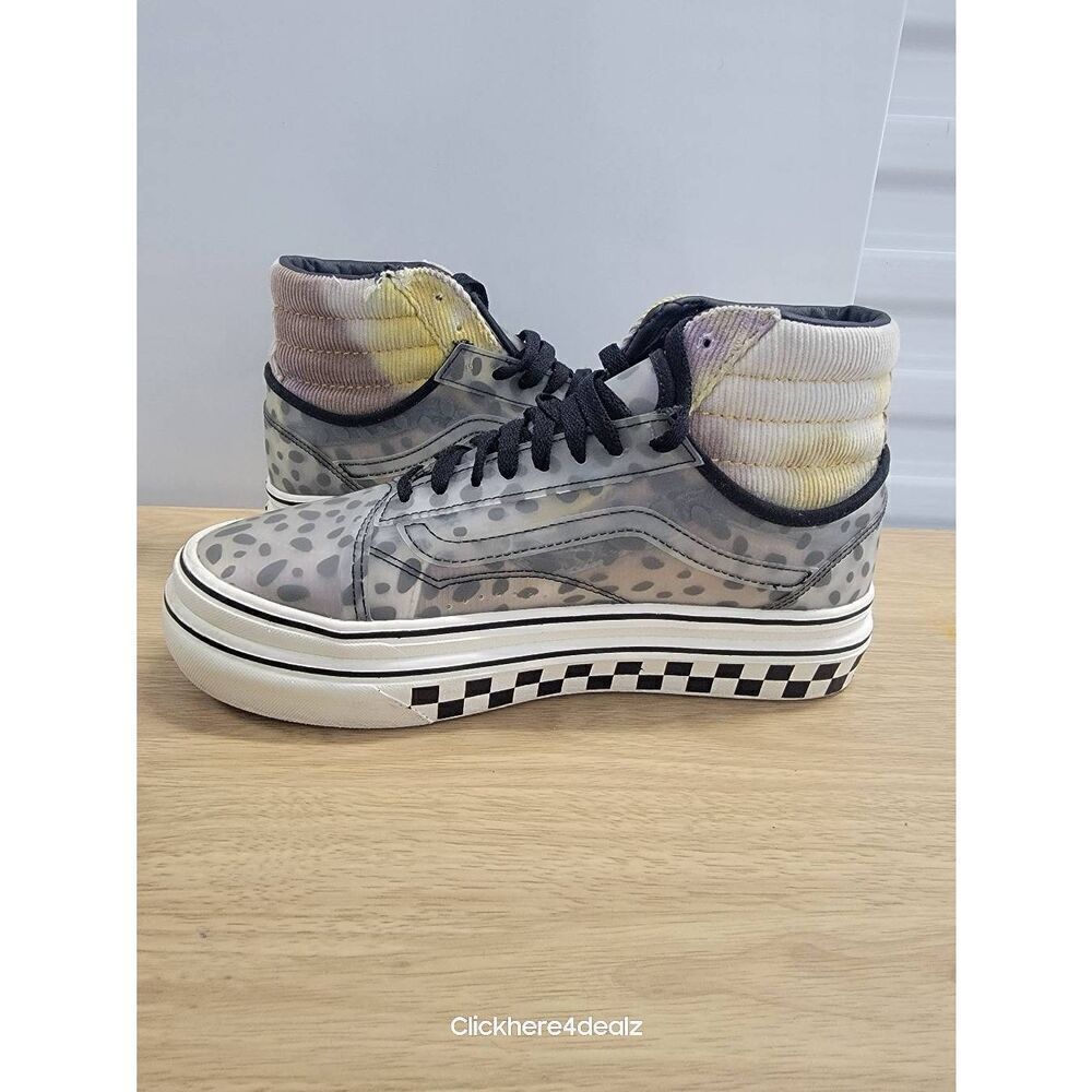 Vans Super Comfycush S Blotched Multi/Marshmallow Men’s 8.5 Women’s Size 10